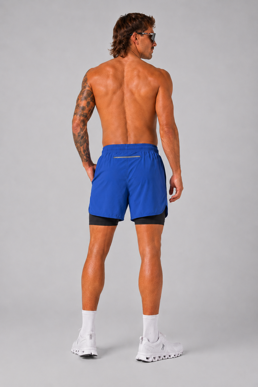 CDNCE Men's 2-in-1 Running Short