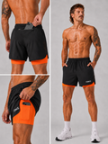 CDNCE Men's 2-in-1 Running Short