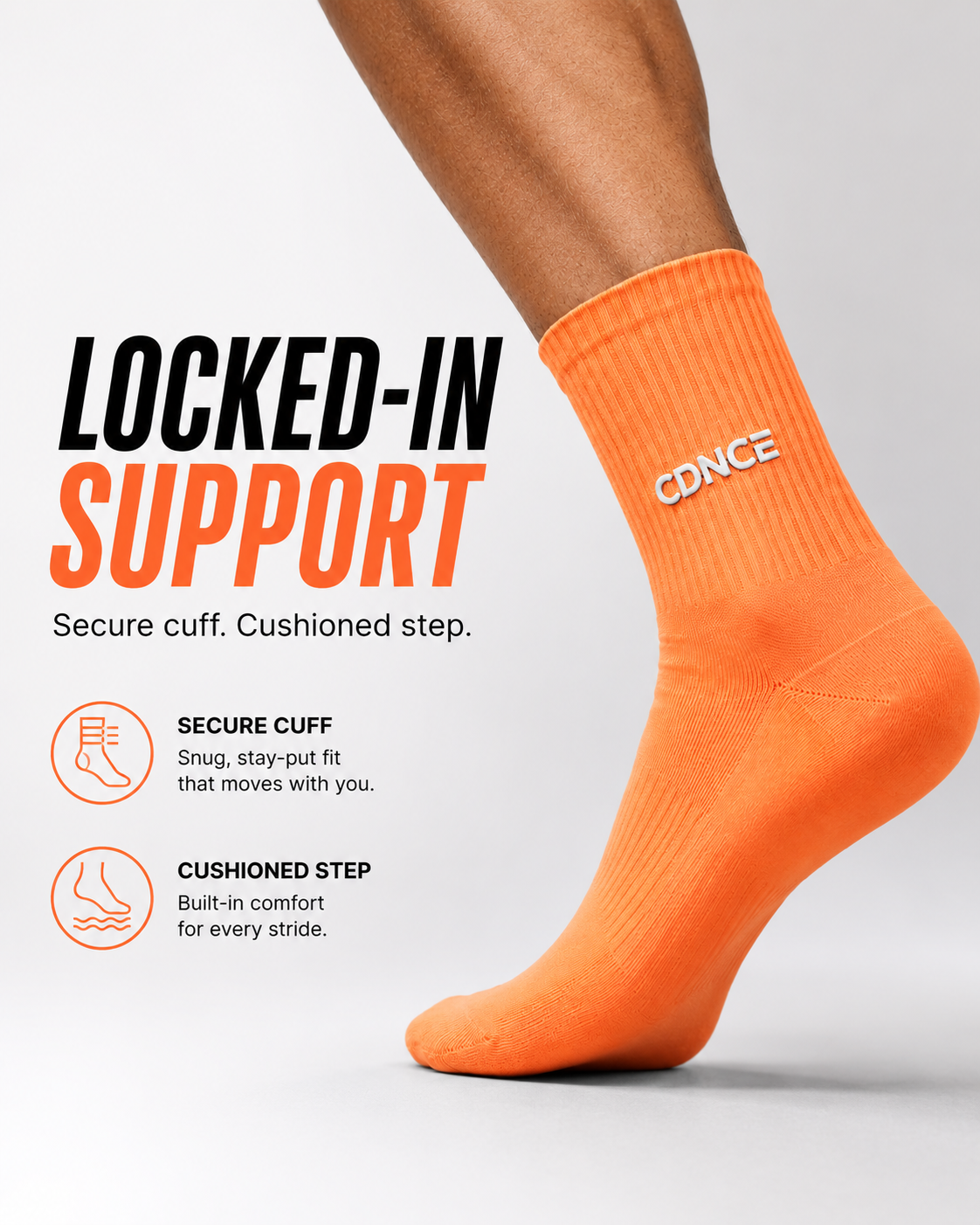 CDNCE Unisex Running Socks