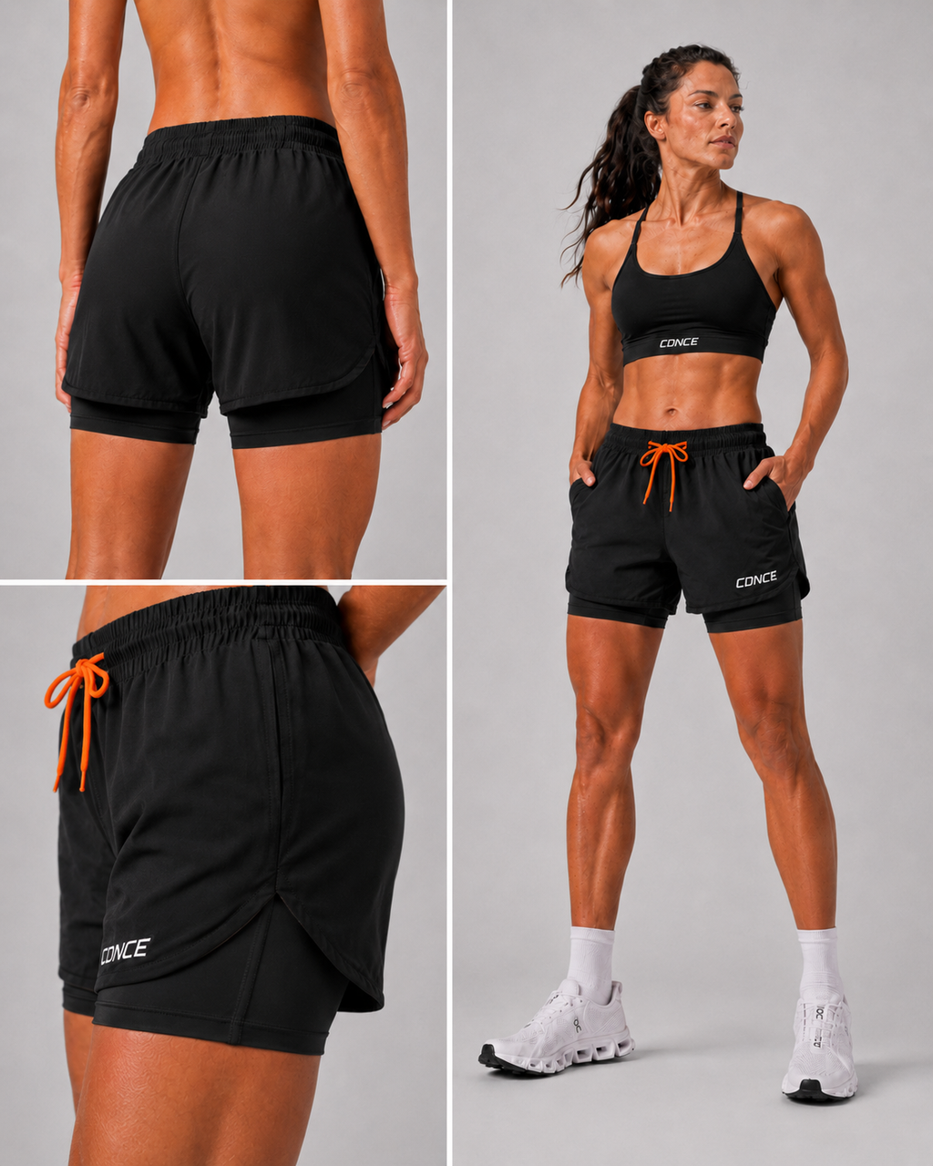 CDNCE Women's Seamless Active Short